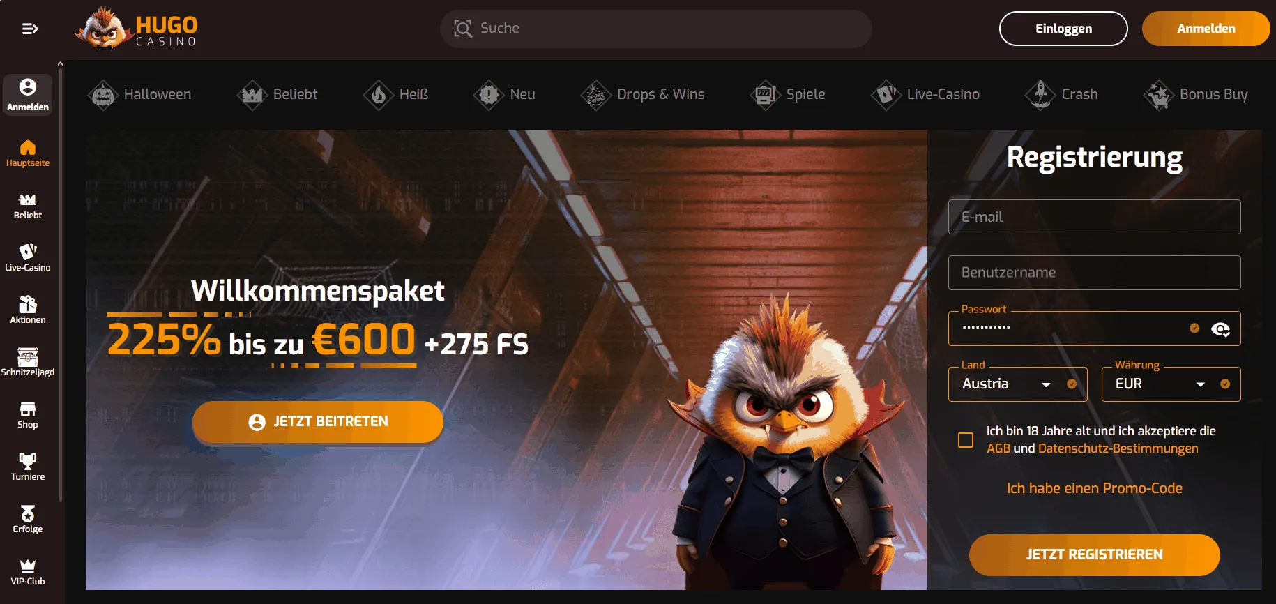 Hugo Casino Hugo Casino Startseite